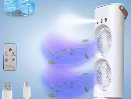 Rechargeable cooler cum A/C