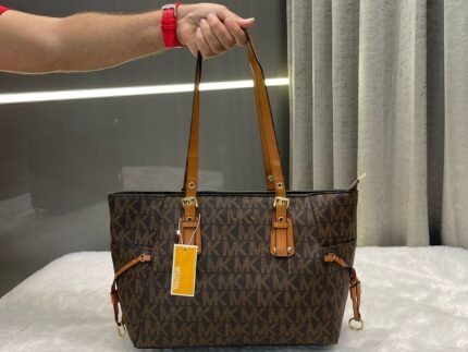 MK Brown Voyager  Tote Bag With OG Dust Bag