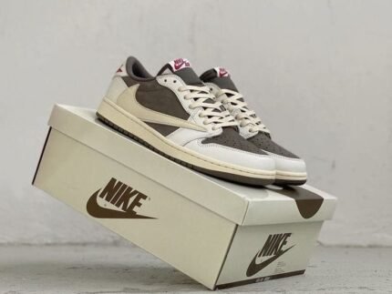 Air Jordan 1 Low Travis Scott Reverse Mocha Semi UA
